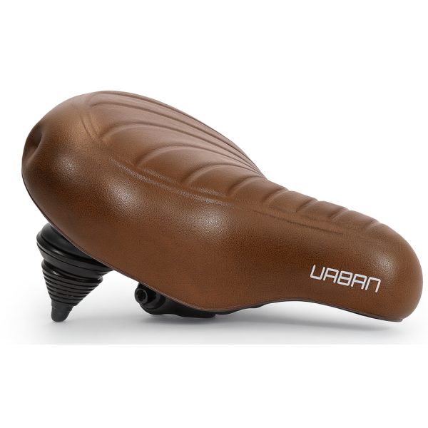 Edge fietszadel urban xl wave - bruin