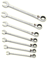 Set di chiavi combinate a cricchetto Expert by Facom | 7 pezzi | e111107 - e111107