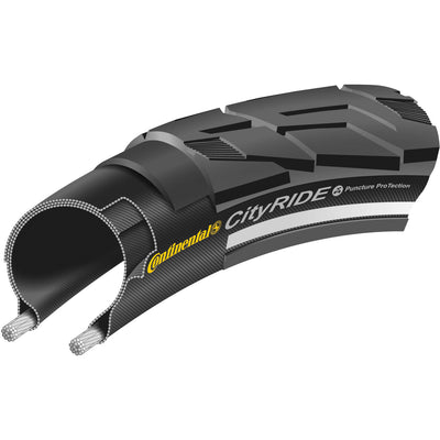 Continental buitenband ride city breaker 37-622 zwart reflectie