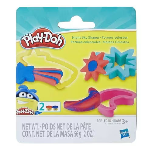 Hasbro playdoh stelle, lune e comete formano l'impasto