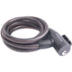 Borde de bloqueo espiral cableado 80 - Ø8*1200 - negro