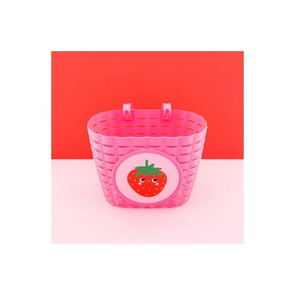Qibbel Widek Explorador de canasta infantil Happy Strawberry Pink
