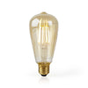 Nedis Wifilf10GDST64 Lampada LED Wi-Fi con filamento E27 ST64 5 W 500 LM