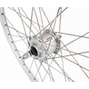 Shimano ruota anteriore 28 x 1 4'' cerchio alluminio zac 2000 - dinamo al mozzo dh-c3000-3n - freno a cerchio - silver