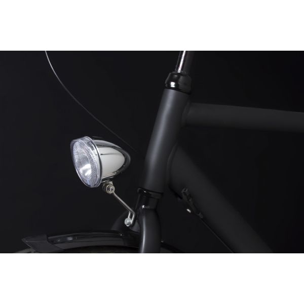 Spanninga Headlight Swingo XDoc on from Dynamo 20 Lux Chrome