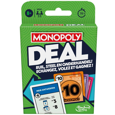 Hasbro monopoly deal kaartspel