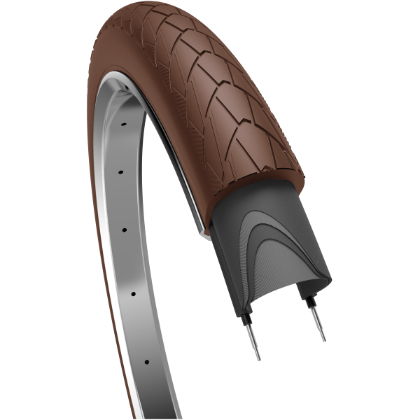 Edge Tire Mambo 28 x 2,00 50-622 mm marrone scuro con riflesso