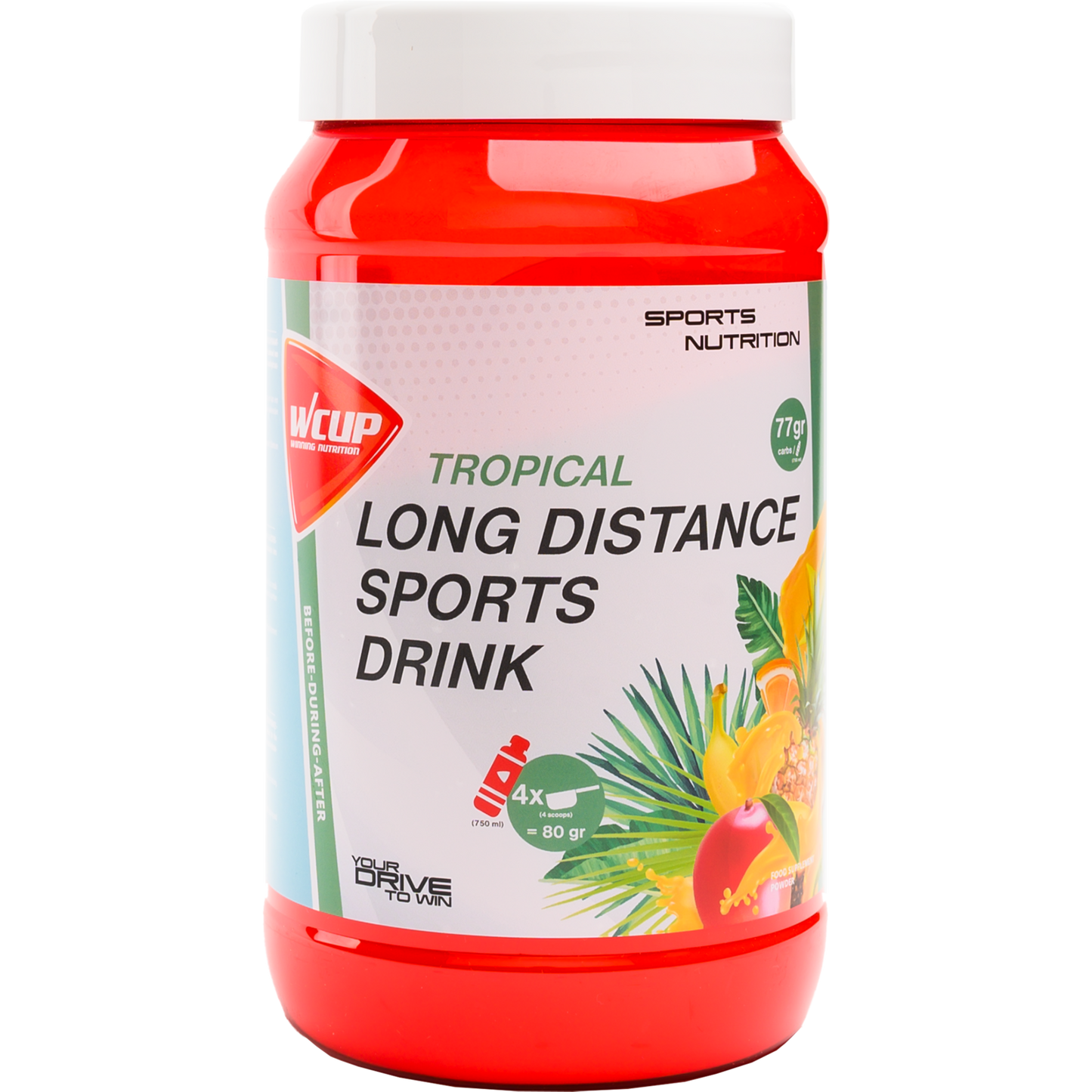 WCUP - Drink sportivo Tropical Long Distance 1020 grammi