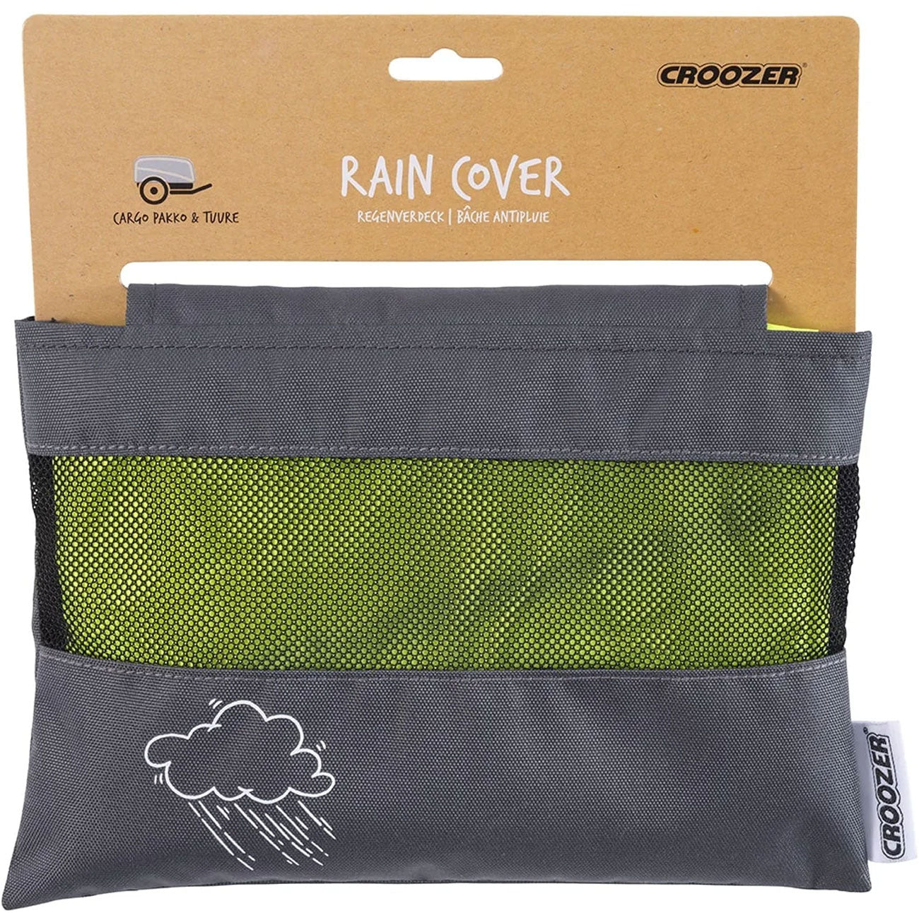 Funda de lluvia Croozer para cargo pakko tuure
