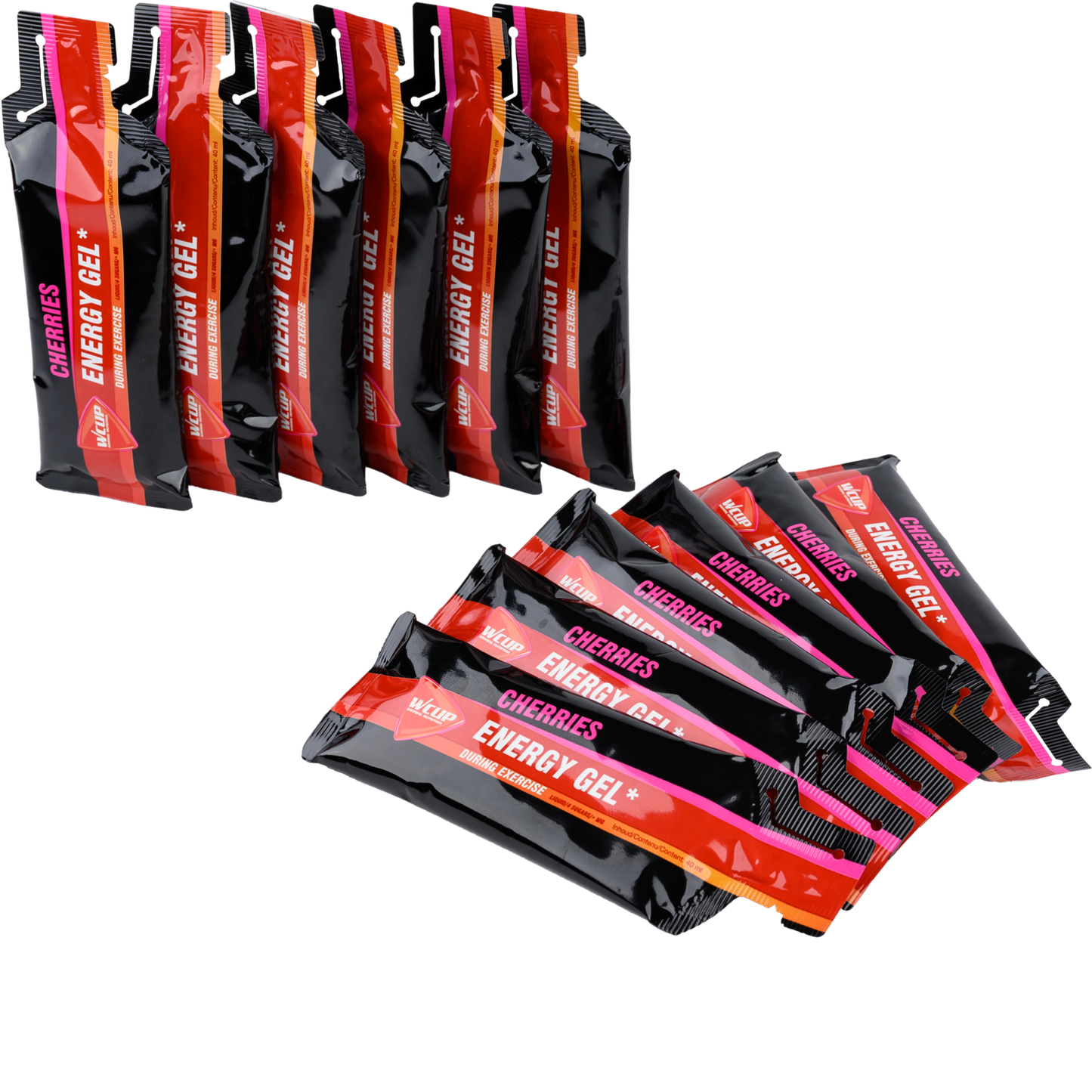 Wcup - gel energetico ciliegia 40ml 12 pezzi