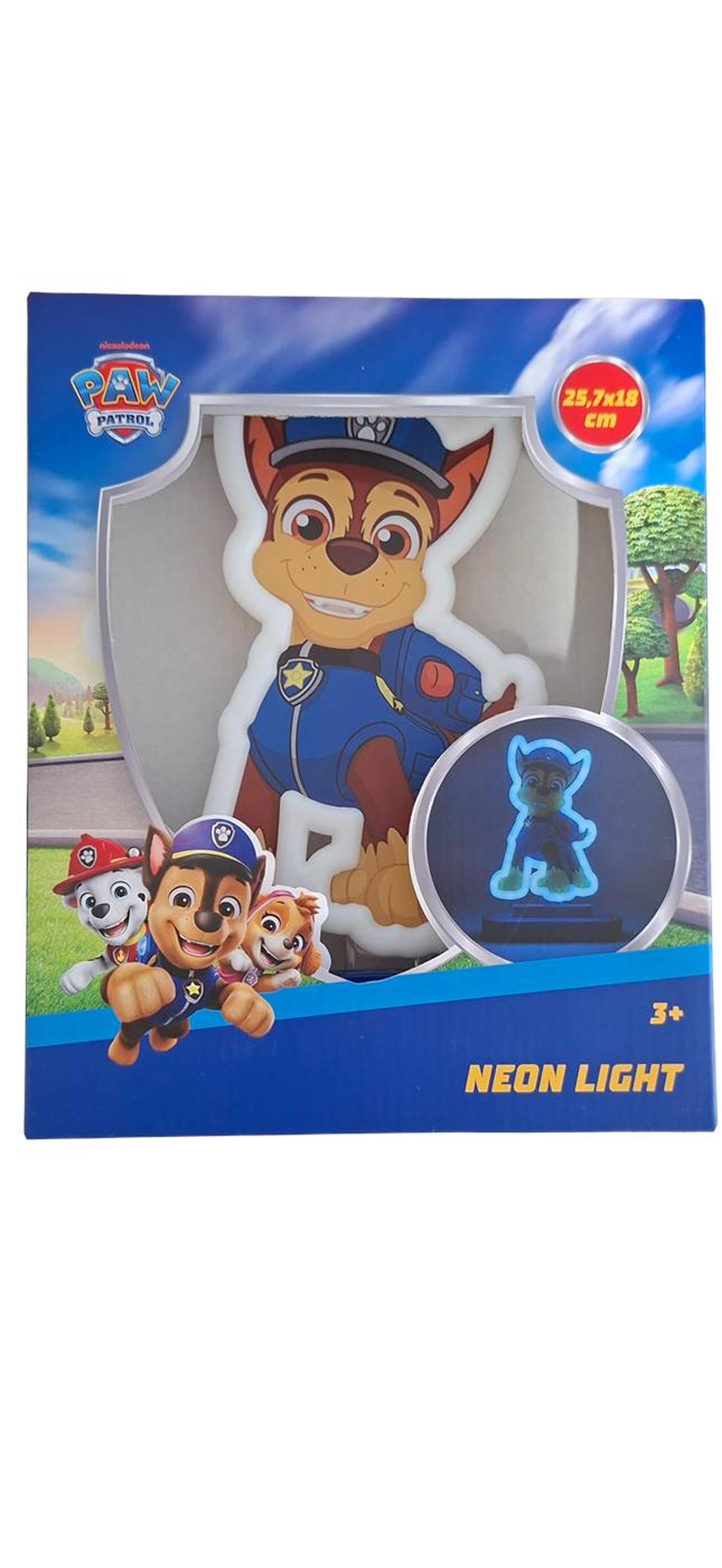 Lampada da tavolo al neon Z1 Paw Patrol 25x22 cm