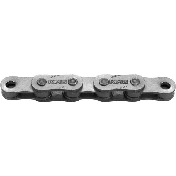 Kmc z1ehx stretto ept extra long 128 schakels e -bike blocco - perno da 7,8 mm - argento scuro