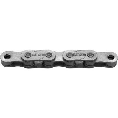 Kmc z1ehx stretto ept extra long 128 schakels e -bike blocco - perno da 7,8 mm - argento scuro