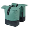 Basil borsa doppia per bicicletta cove 28-32l 14 x 29 x 36 cm - verde nero