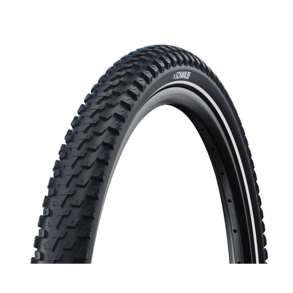 Schwalbe marathon plus mtb - wired - addix - smartguard - 26x2.10 - black + reflex