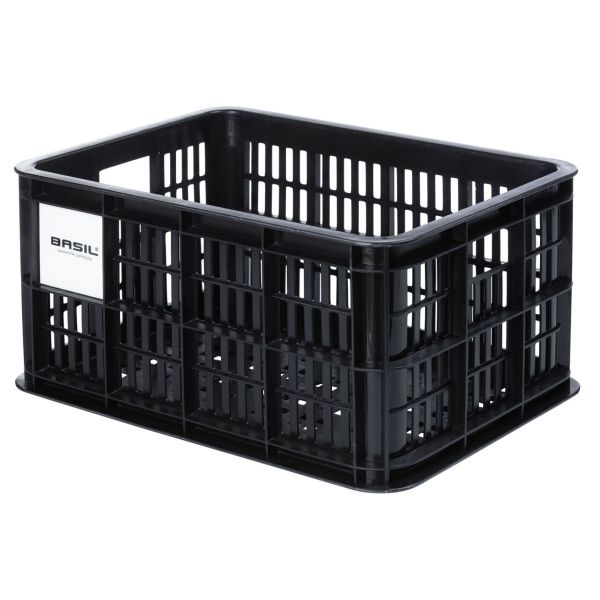 Basil Fietskrat S - Small - 17,5 litri - Nero