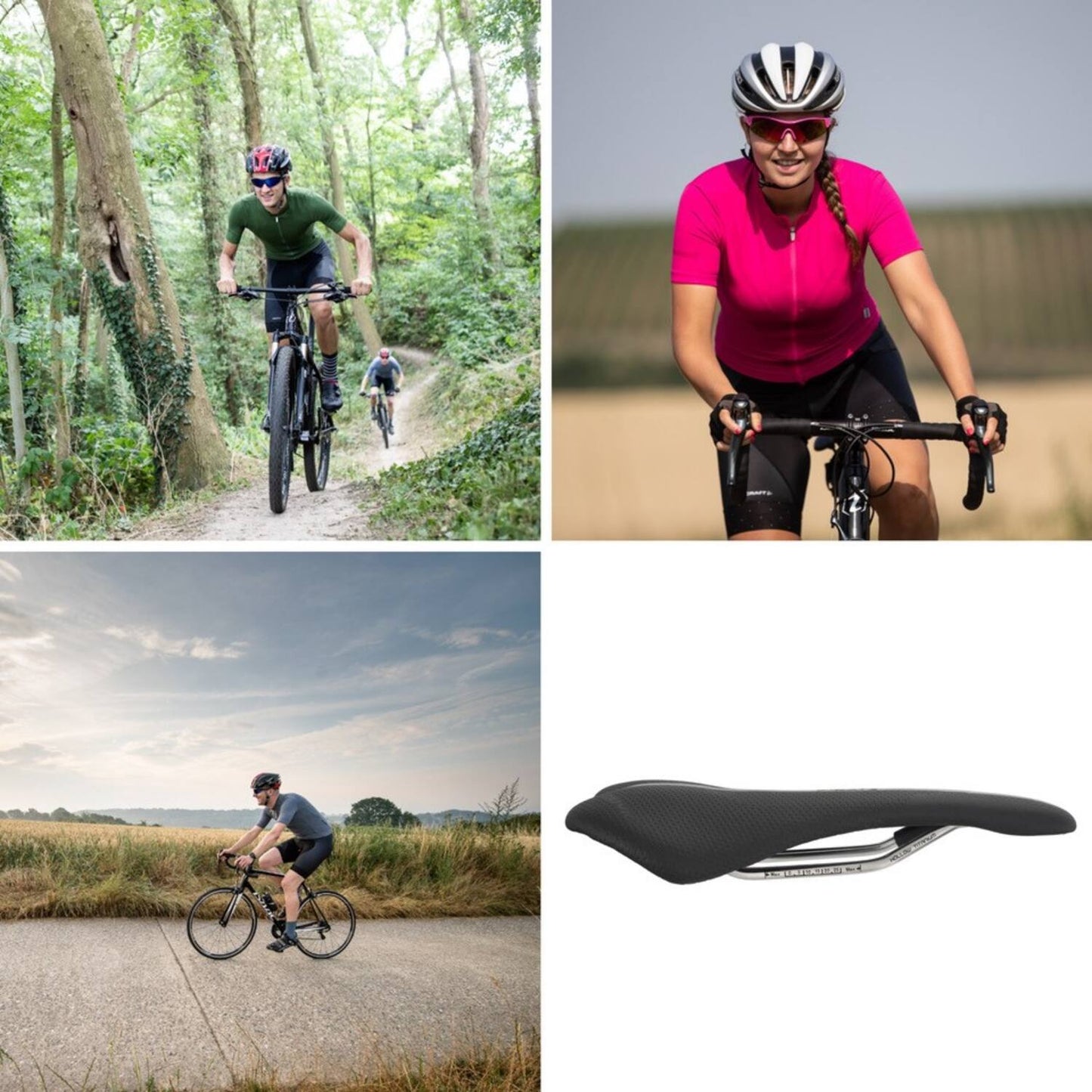 Trivio - sella per bicicletta pirata nera