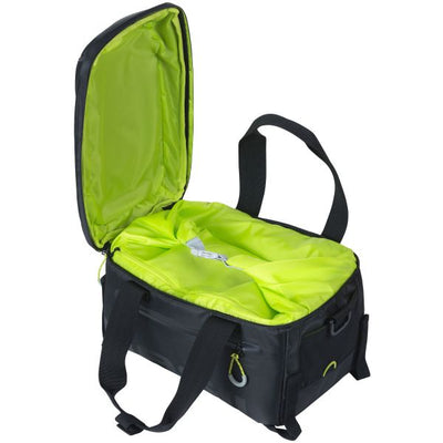 Basil Miles Trunkbag - Bolsa de negocios de equipaje negro deportivo para fondos deportivos - 7L - Black Lime