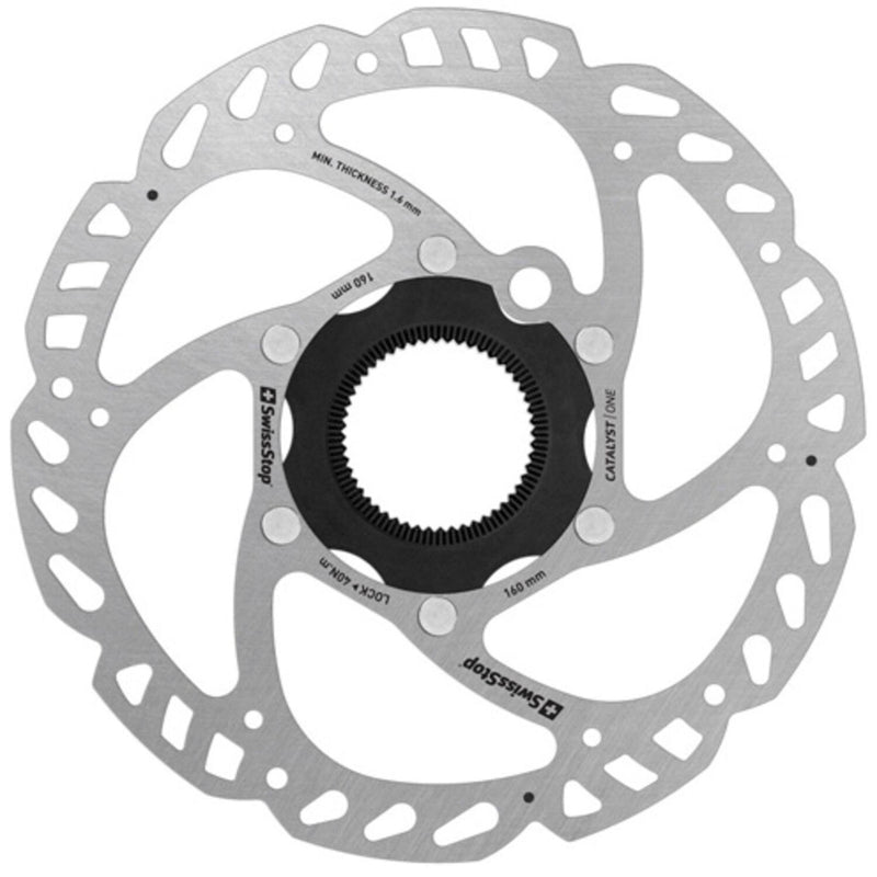 Swissstop remschijf 160mm centerlock catalyst one disc 1 - 121443