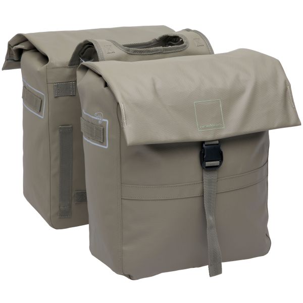 Newlooxs tas new looxs leeds dubbel | taupe | 38l