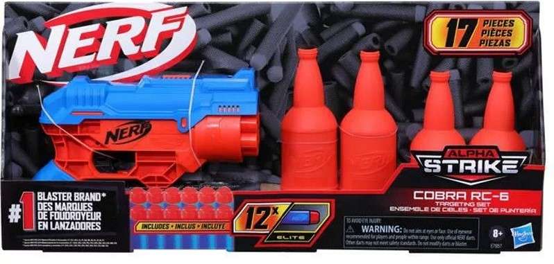 Nerf Alpha Strike Cobra RC6 tra cui 12 freccette