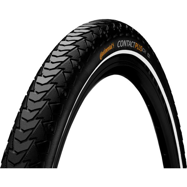 Contatto Continental Plus - City Bike Band 28x1.60 - Banda di filo - Nero