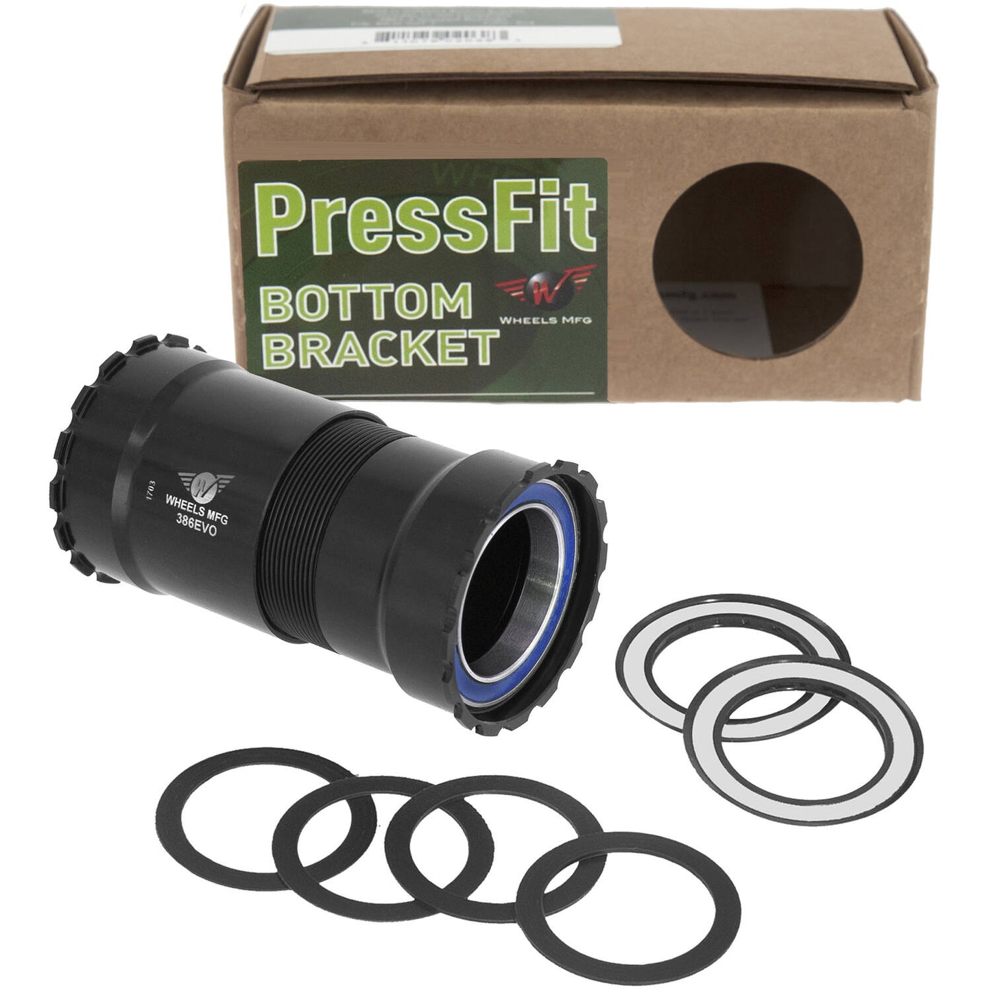 Ruote ruote di produzione MFG Bras inferiore 386evo ABEC 3 filettata