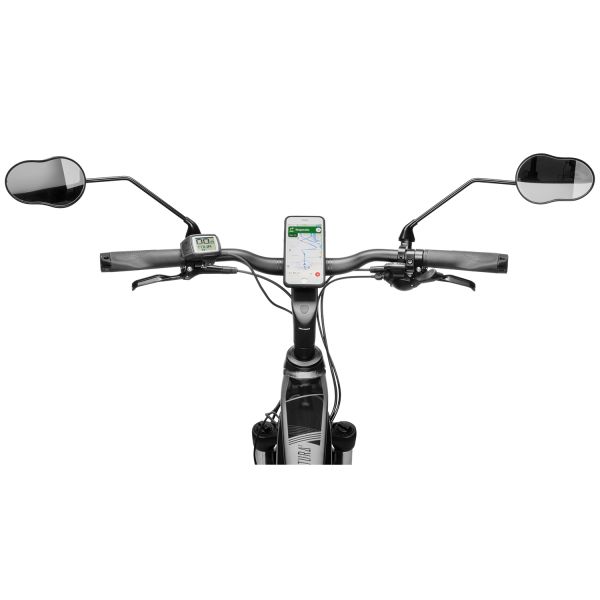 Ergotec Spiegel M-99LV Conjunto derecho 122 x 78-66 mm Negro