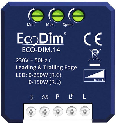 Elemento dimmer LED Eco 0-250w ecodim universale - 4355432