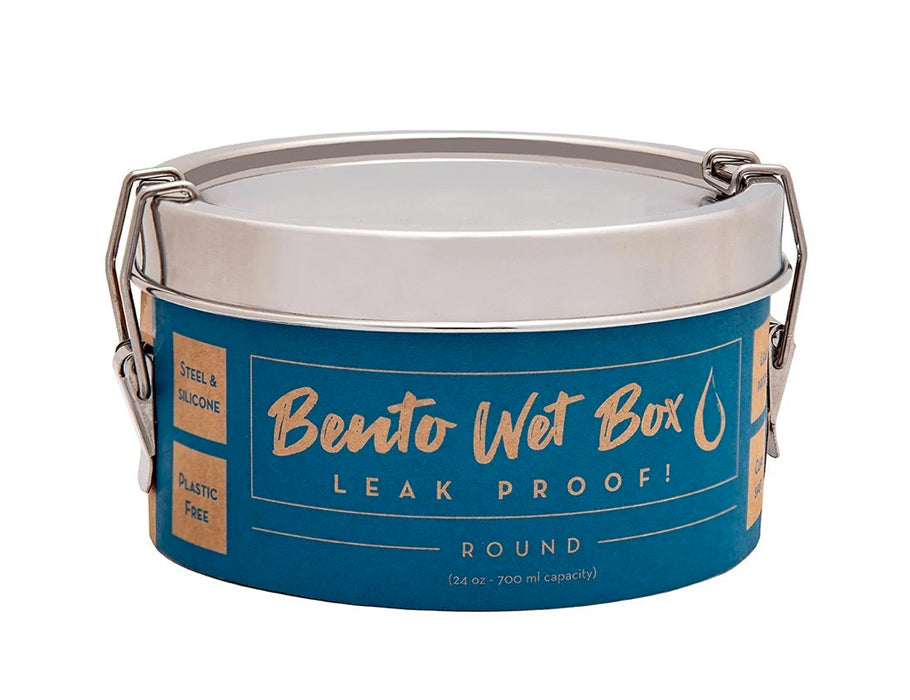 Agua Blue Bento Lunchbox Box Box Round
