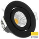 Foco empotrable LED Ecodim 5W 2700K 62mm 60° redondo orientable negro - LED4835