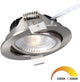 Foco empotrable LED Ecodim 5W dimtowarm 85mm 36° redondo orientable acero lijado - LED4720
