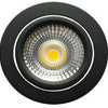 Ecodim Faretto da incasso LED 5W dimtowarm 85mm tondo orientabile 36° nero - LED4710