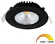 Foco empotrable LED Ecodim 5W dimtowarm 85mm 36° redondo orientable negro - LED4710