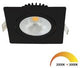 Foco empotrable LED Ecodim 5W dimtowarm 85mm 36° cuadrado orientable negro - LED4760