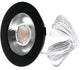 Faretto per arredo LED Ecodim 3W 2700K 62mm tondo nero - LED4905