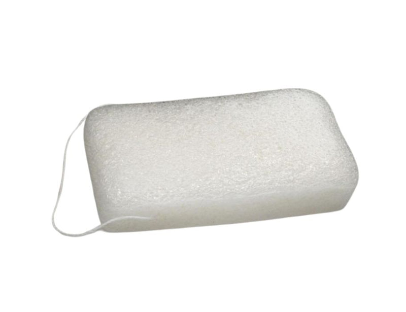 Ecoluba Konjac Sponge - bianco - rettangolare