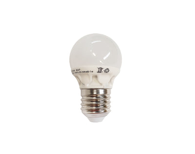 Ecosavers ledlamp - e27 - 400 lm - kogel - mat