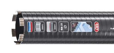 Punta diamantata laser Carat per calcestruzzo secco | ø182x300x5 4 unc – ed18230020