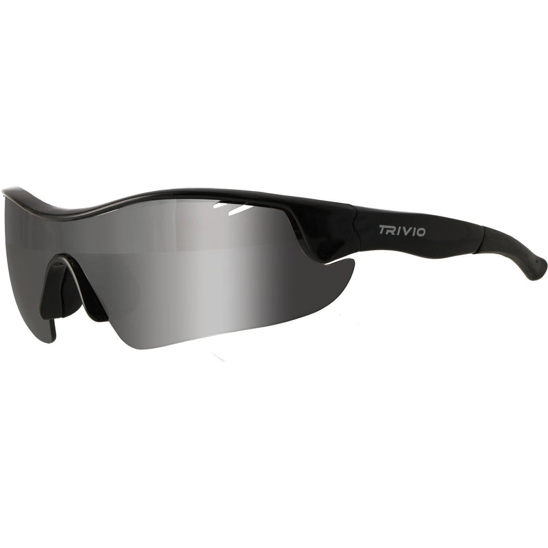 Trivio - occhiali da ciclismo vento nova lente nera specchio nero