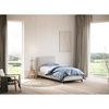Accogliente lenzuolo con angoli in jersey Eden allure blu 160 x 200 cm