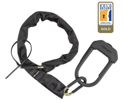 Lucchetto a catena Hiplok e-dx per e-bike e bici da carico