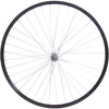 Voorwiel 28 x 1 1 2 - aluminium ryde velg - verchroomde naaf - zwart