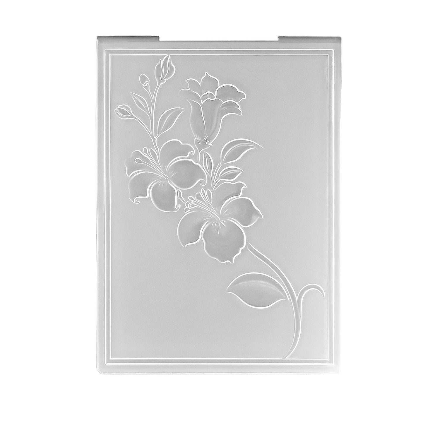La scelta di Nellie • Cartella con ramo di fiori in rilievo 3D 10,5x14,8 cm