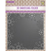 Nellie's choice • 3d embossing folder frame sneeuwvlokken 15x15cm