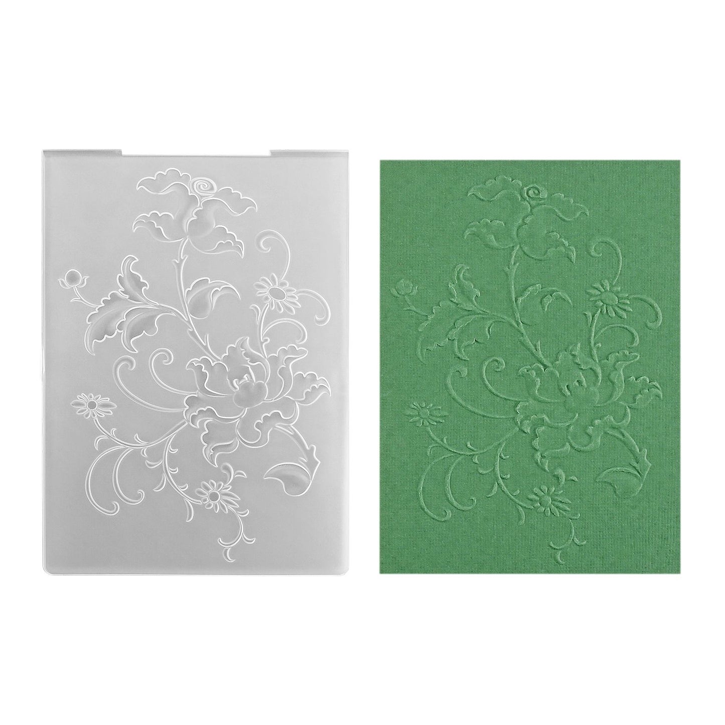 La scelta di Nellie • Cartella per goffratura 3D fiori esotici 10,5x14,8 cm