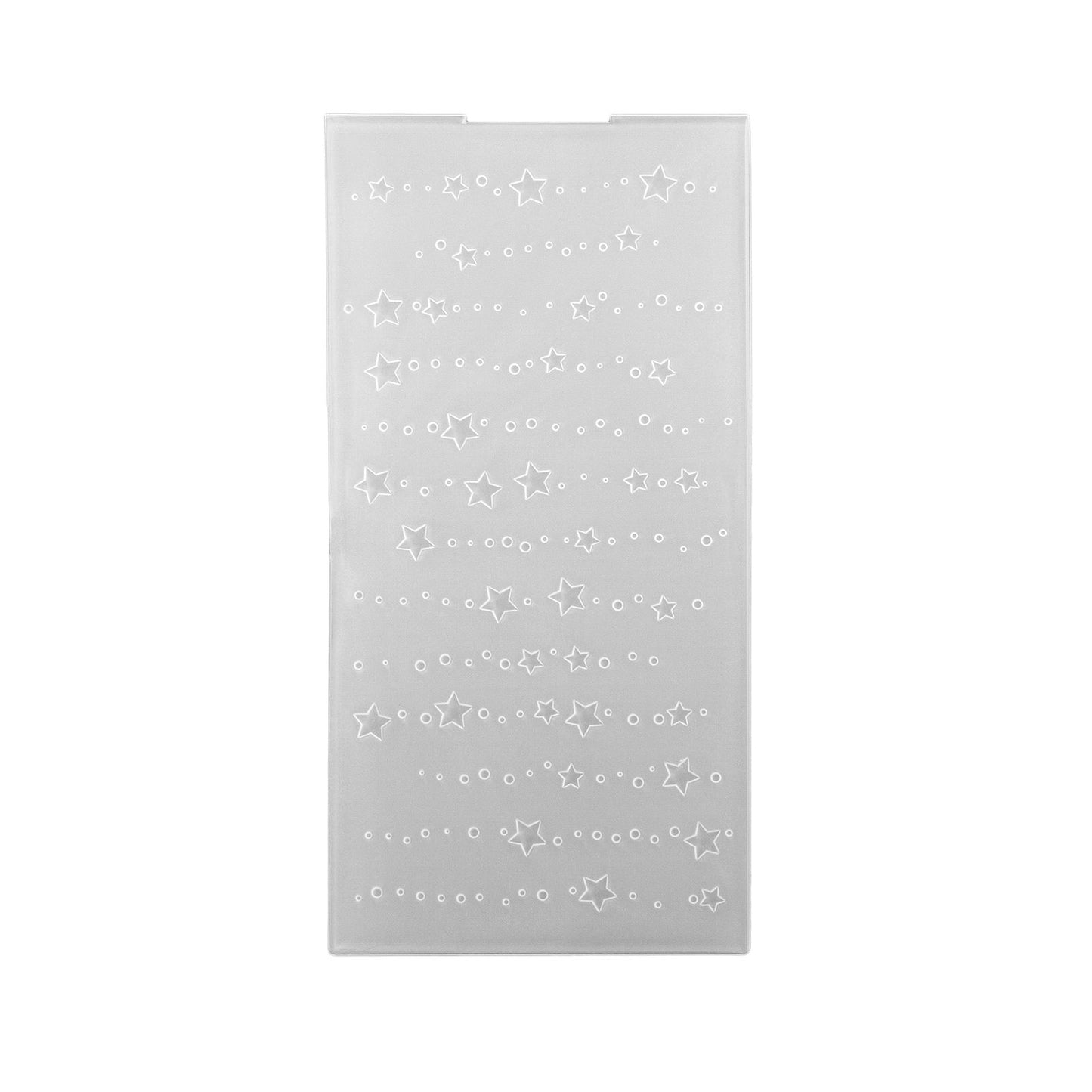 La elección de Nellie • Carpeta de relieve 3D fondo estrellas y puntos 10,5x21cm