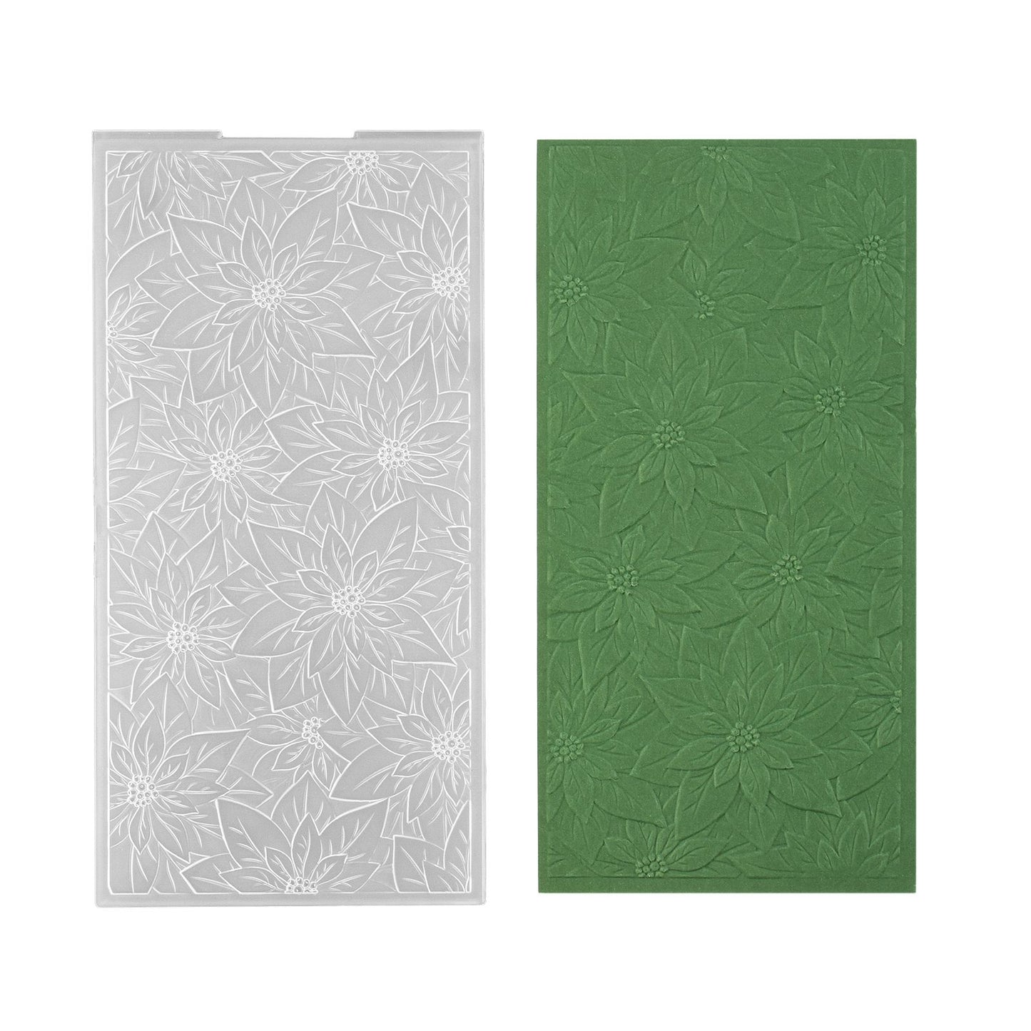 La elección de Nellie • Carpeta con relieve 3D fondo flor de pascua 10,5x21cm