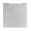 Nellie's choice • 3d embossing folder hoek bloemenvierkant 15x15cm