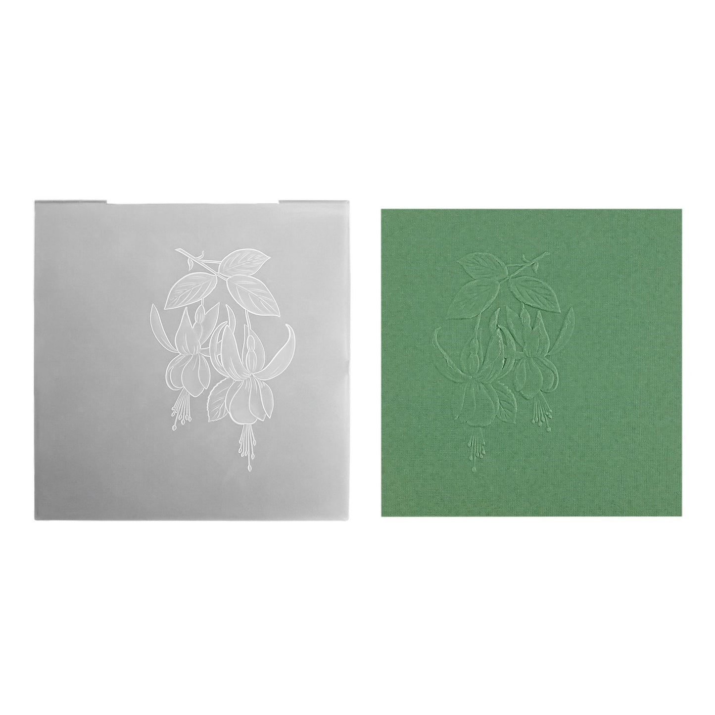 La scelta di Nellie • Cartella per embossing 3D fucsia 15x15 cm